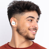 AudÃ­fonos InalÃ¡mbricos True Wireless Poe color Blanco, Kiwo