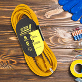 Extensión Eléctrica, 3 m, Color Amarillo