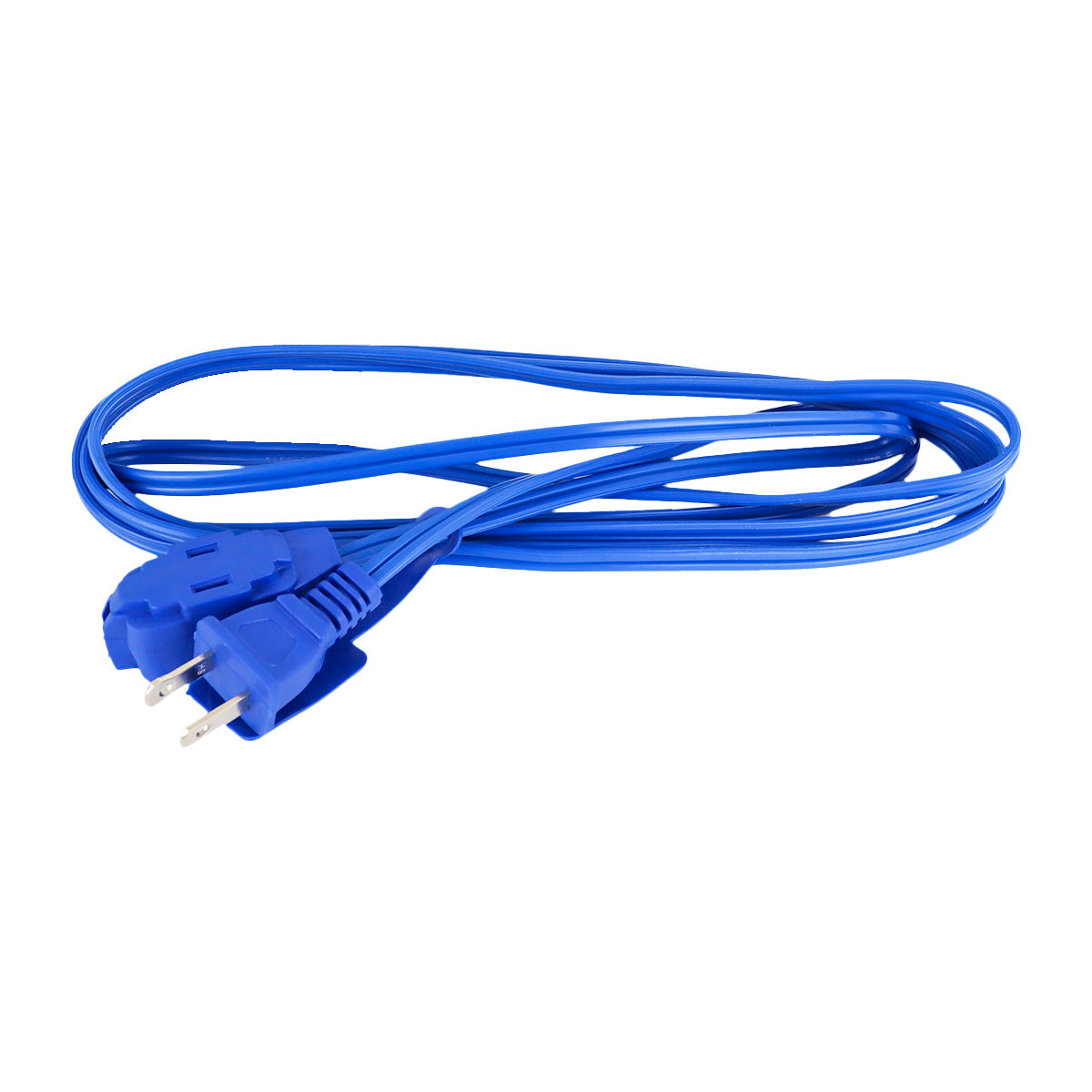 Extensión Eléctrica con 2 Contactos, color Azul