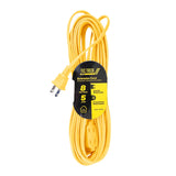 Extensión Eléctrica con 2 Contactos Polarizados, color Amarillo