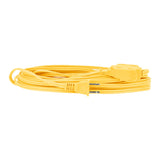 Extensión Eléctrica con 2 Contactos Polarizados, color Amarillo