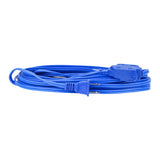Extensión Eléctrica con 2 Contactos Polarizados, color Azul
