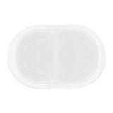 Plato Doble color Blanco para Mascota