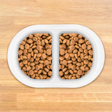 Plato Doble color Blanco para Mascota