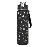 Botella con Popote, Diseño Bruja, 900 ml