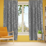 Cortina Diseño de Hoja color Gris 200 x 140cm