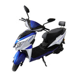 Motocicleta Eléctrica Kiwo E-Bike ZL color Azul con Blanco
