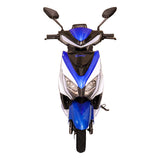 Motocicleta Eléctrica Kiwo E-Bike ZL color Azul con Blanco