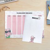 Planeador Semanal con Diseño de Puerquito