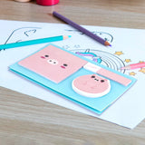 Set de Notas Adhesivas con Diseño de Puerquito, 3 pzas