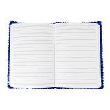 Libreta con Lentejuelas color Azul Rey