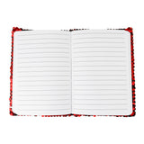 Libreta con Lentejuelas color Rojo