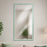 Espejo, Rectangular, Color Verde
