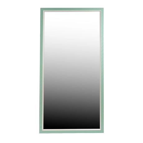 Espejo, Rectangular, Color Verde