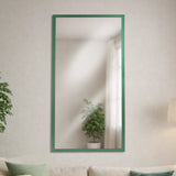 Espejo, Rectangular, Color Verde Oscuro