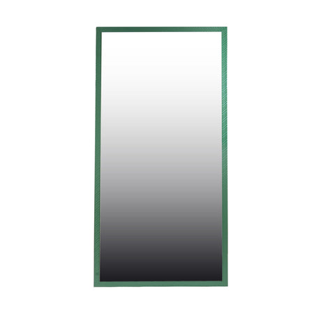 Espejo, Rectangular, Color Verde Oscuro