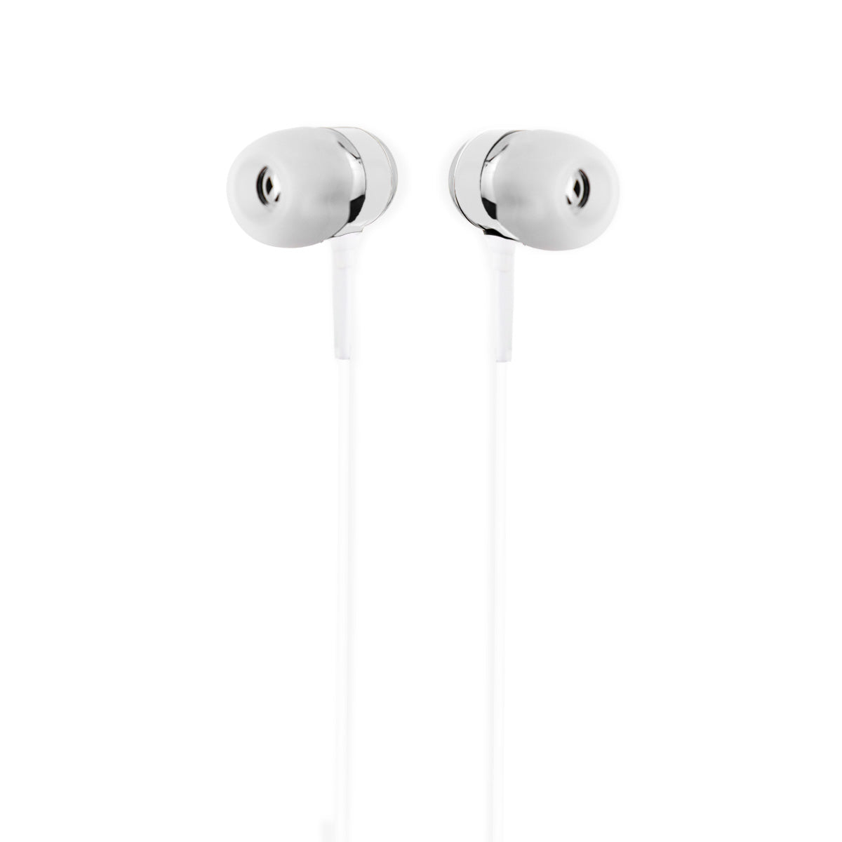 Audí­fonos Alámbricos color Blanco con Rosa