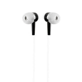 Audí­fonos Alámbricos color Blanco con Negro