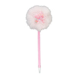 Bolígrafo con Pompón y Estrella color Rosa