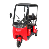 Kiwo, Triciclo Eléctrico con Techo, Modelo BTY002, Color Rojo