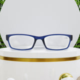 Lentes de Lectura Rectangulares, Color Azul Rey +2.0