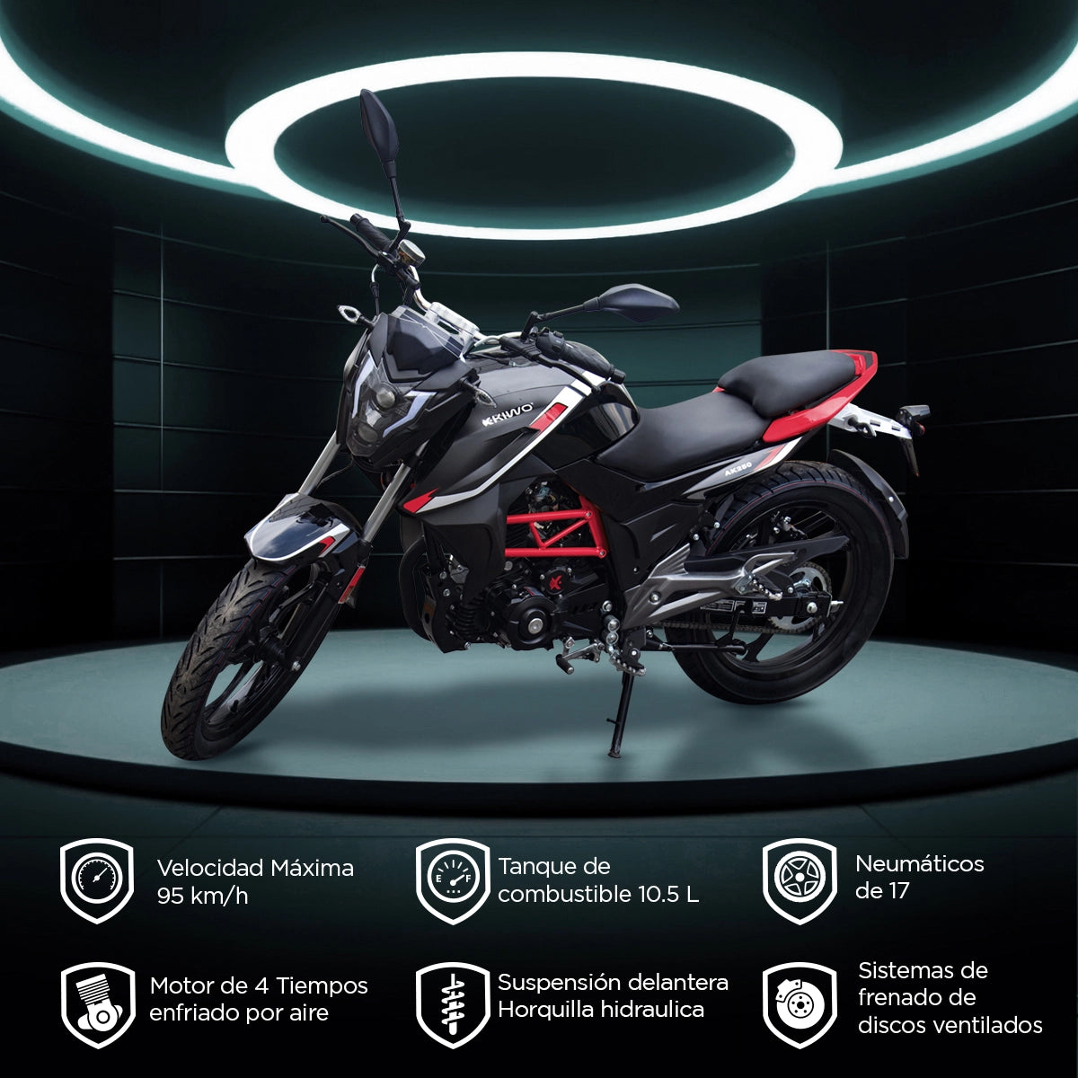 Motocicleta Kiwo Ak250 2024