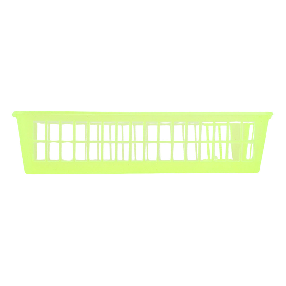 Organizador Calado Rectangular, Color Amarillo