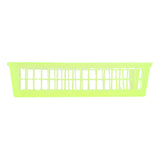 Organizador Calado Rectangular, Color Amarillo