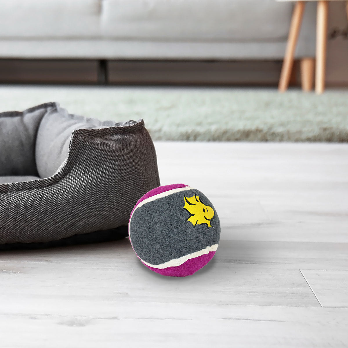 Pelota de Tenis con Diseño de Peanuts para Perro, color Gris