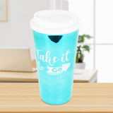 Vaso de Plástico para Café, color Verde 500ml