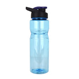Botella color Azul de Plástico con Tapa 800ml
