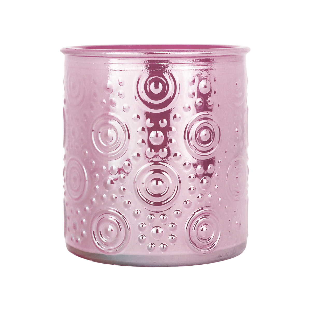 Portavelas Tornasol, Color Rosa