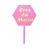 Decoración de Pasteles para el Día de la Madre, color Rosa