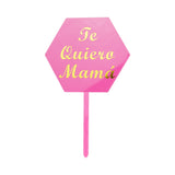 Decoración de Pasteles para el Día de la Madre, color Rosa