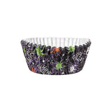 Set para Cupcakes: Capacillos color Negro y Palillos Decorativos