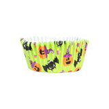 Set para Cupcakes: Capacillos color Verde y Palillos Decorativos