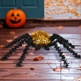 Araña, Tinsel, Color Negro y Dorado