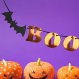 Boo, Banner Metálico para Decoración