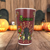 Taza de Cerámica Tokidoki con Diseño de Halloween, color Rojo