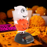Figura Solar de Calabaza con Base
