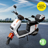 Bicicleta Eléctrica Kiwo F6, color Blanco