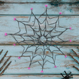 Telaraña, Luces LED, Color Verde