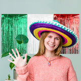 Decoración Metálica color Rojo para Fiestas Patrias