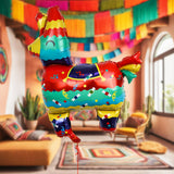 Globo Metálico en Forma de Piñata 75x60cm