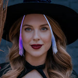 Extensiones de Cabello color Azul con Luz