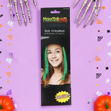 Extensiones de Cabello color Verde con Luz
