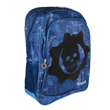 Mochila Escolar con Diseño de Gears of War, color Azul