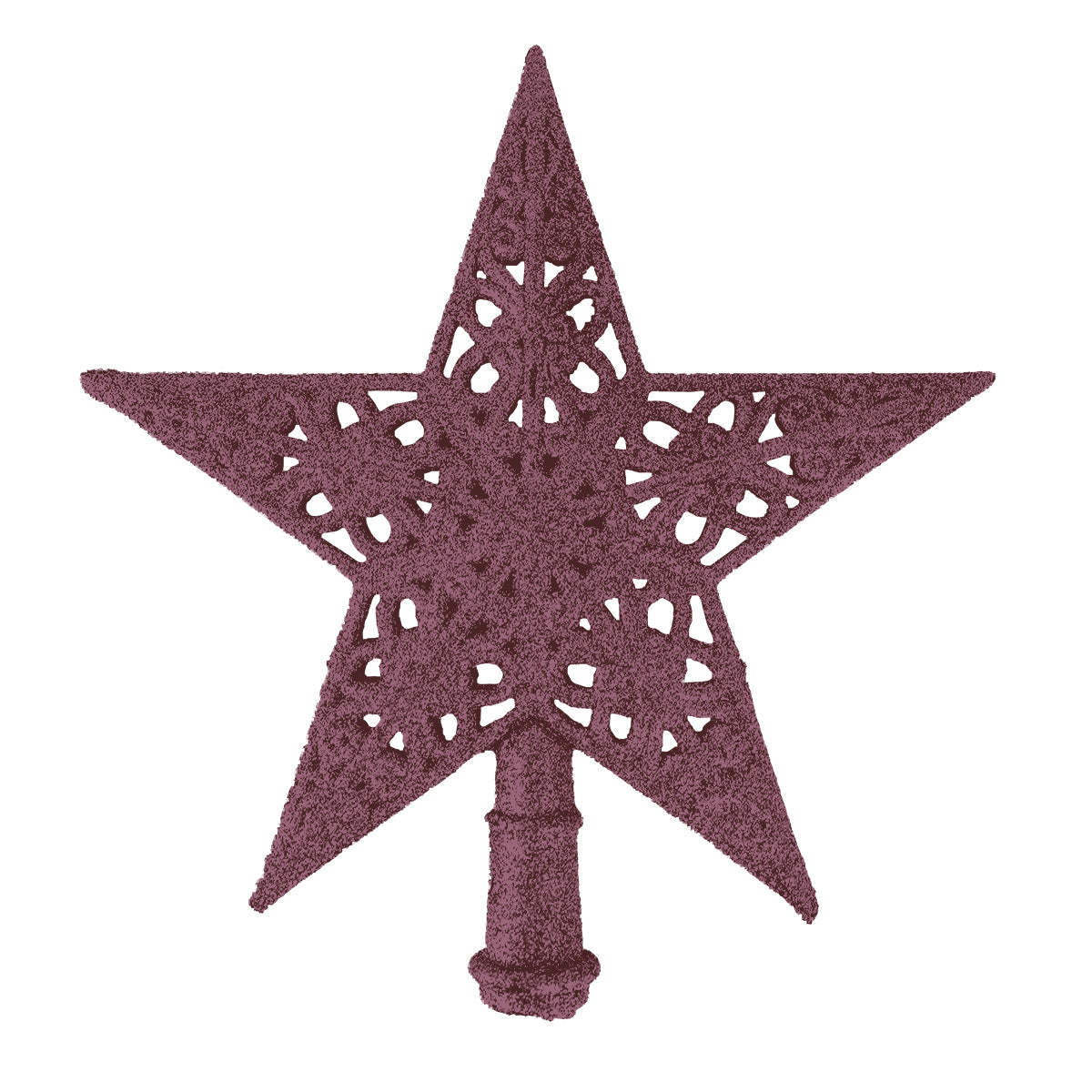 Estrella, Punta de Árbol de Navidad, Color Rosa