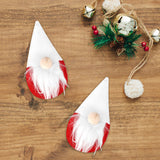 Mini Gnomos Decorativos, Color Rojo, 2 pzas