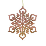 Copo de Nieve Jumbo con Diamantina color Oro